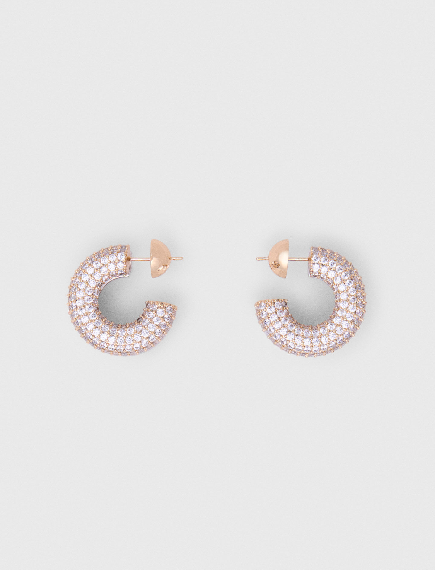 Aretes de diamantes sintéticos