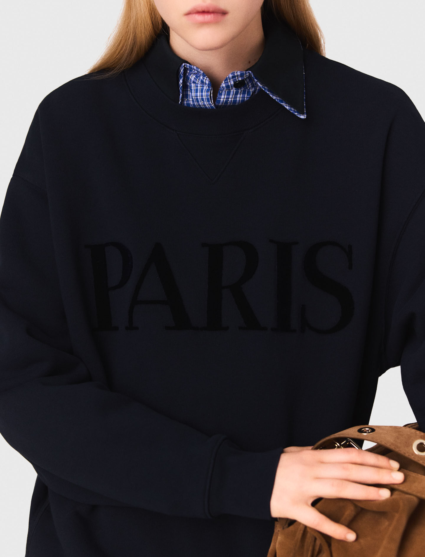 Sudadera con logotipo estampado de París