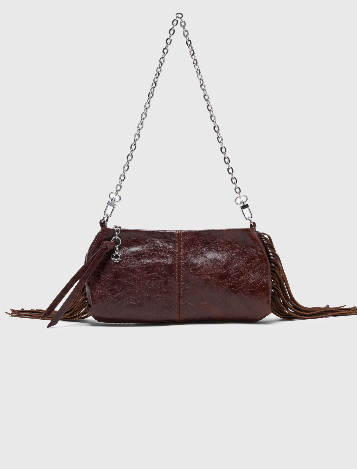 Bolso monedero Miss M en cuero patentado