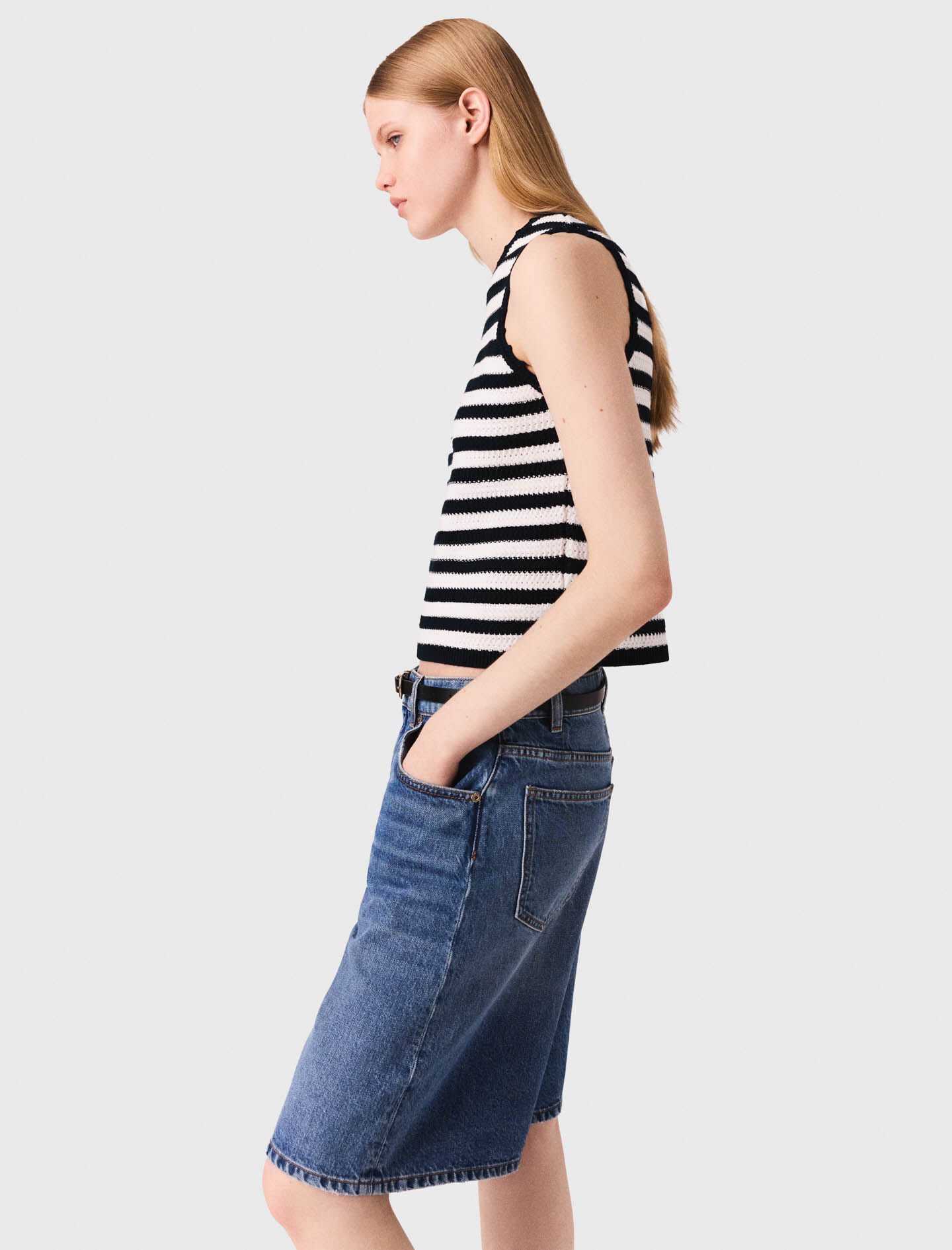 Pantalones cortos de denim