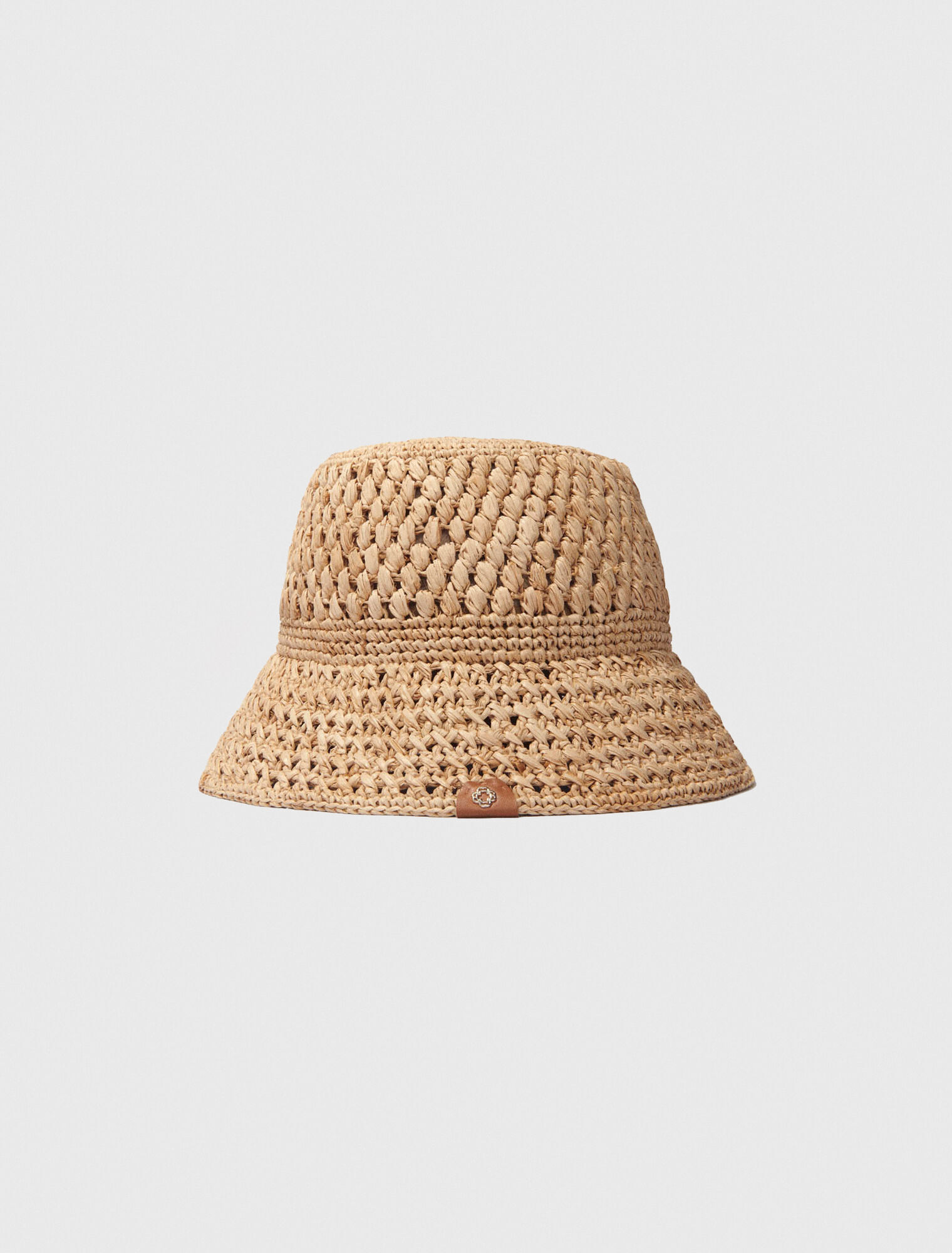 Sombrero de paja crochet