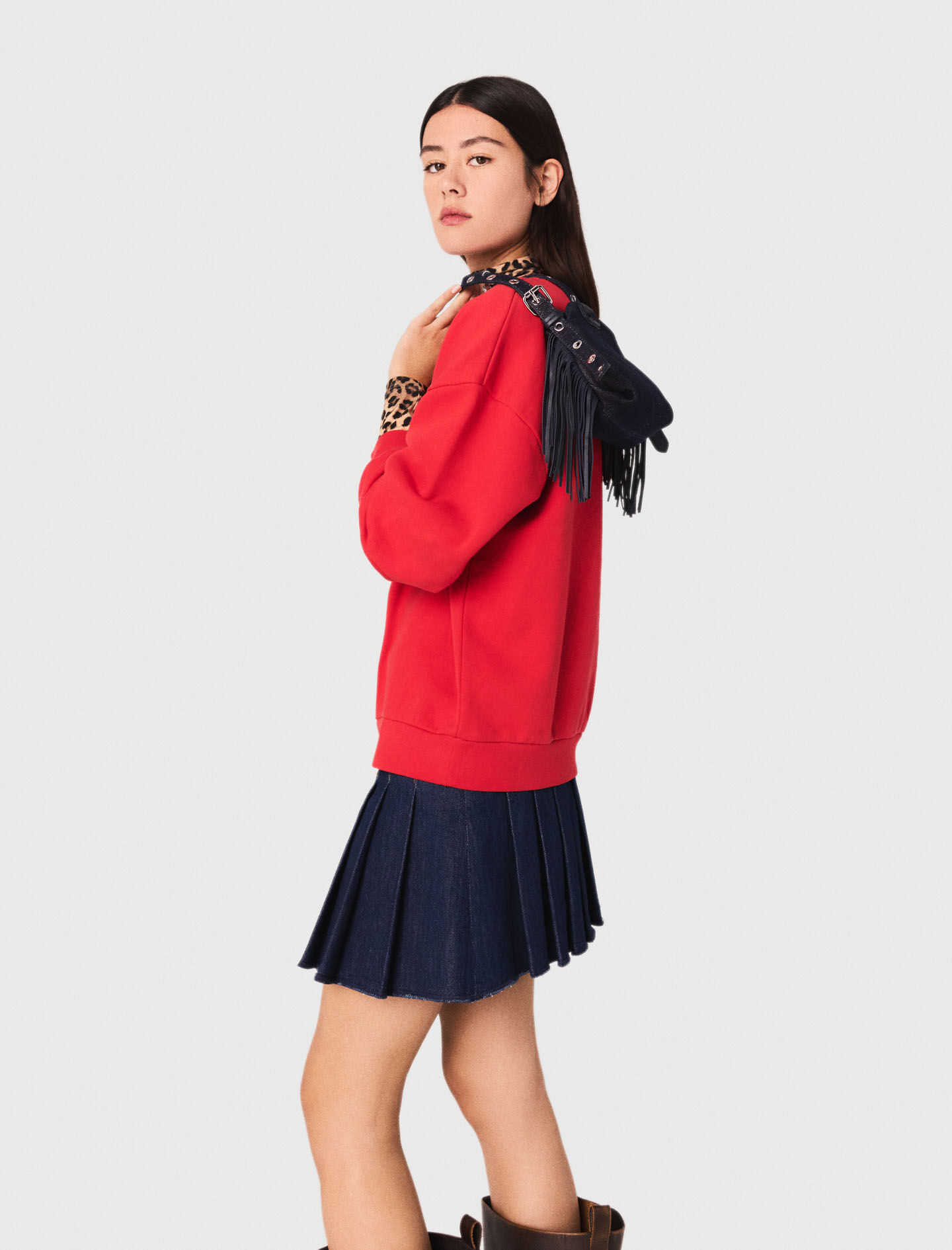 Sudadera con letras Paris New York
