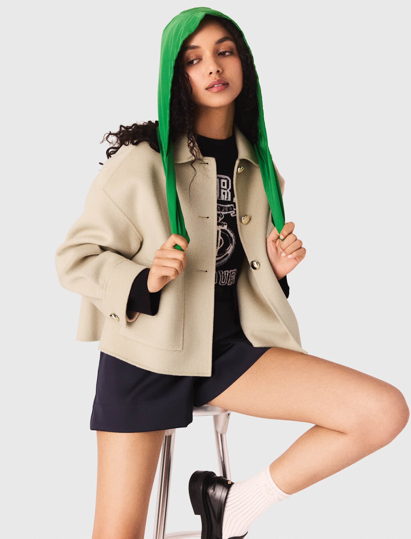 Cascarrilla impermeable con cordones