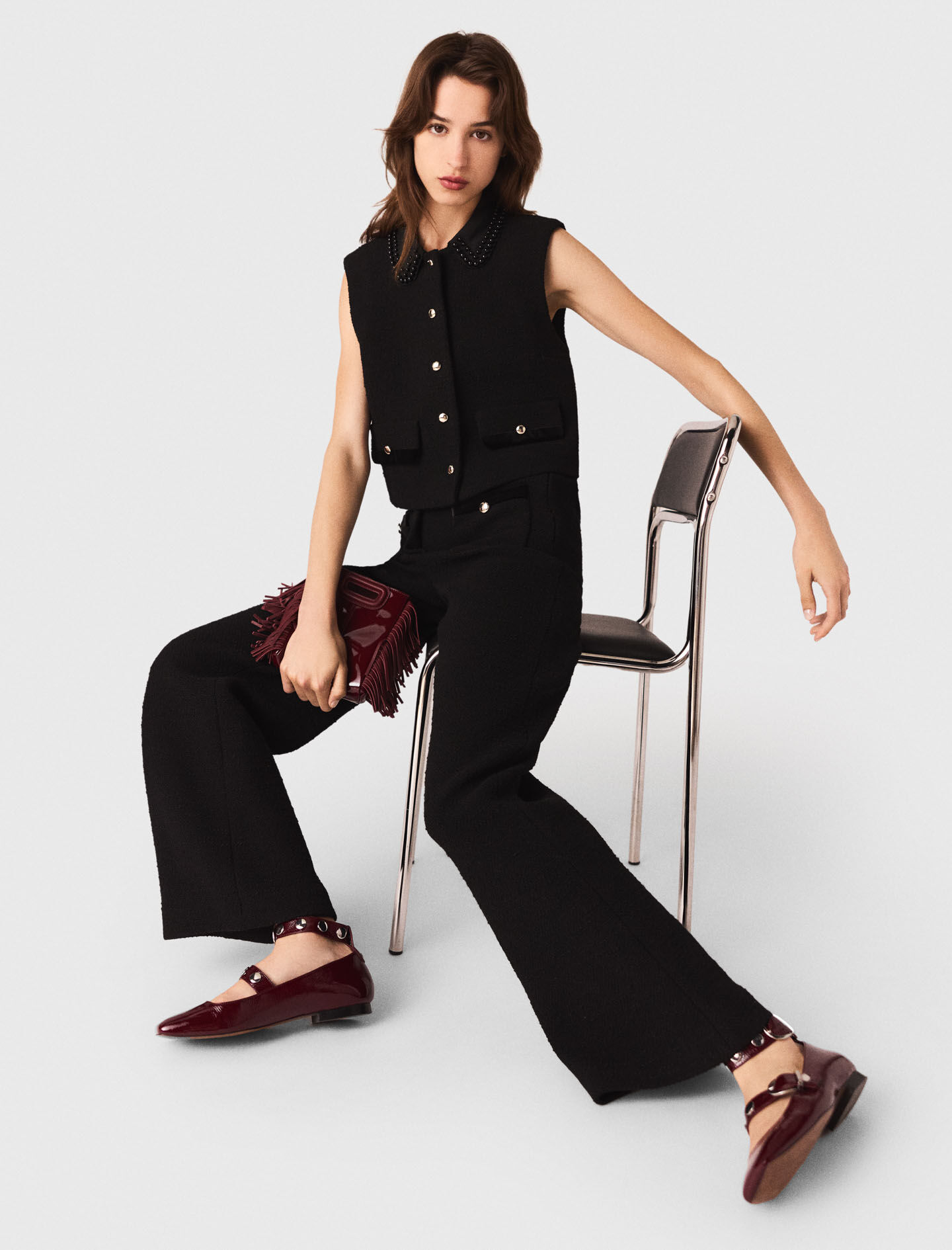 Pantalones de tweed