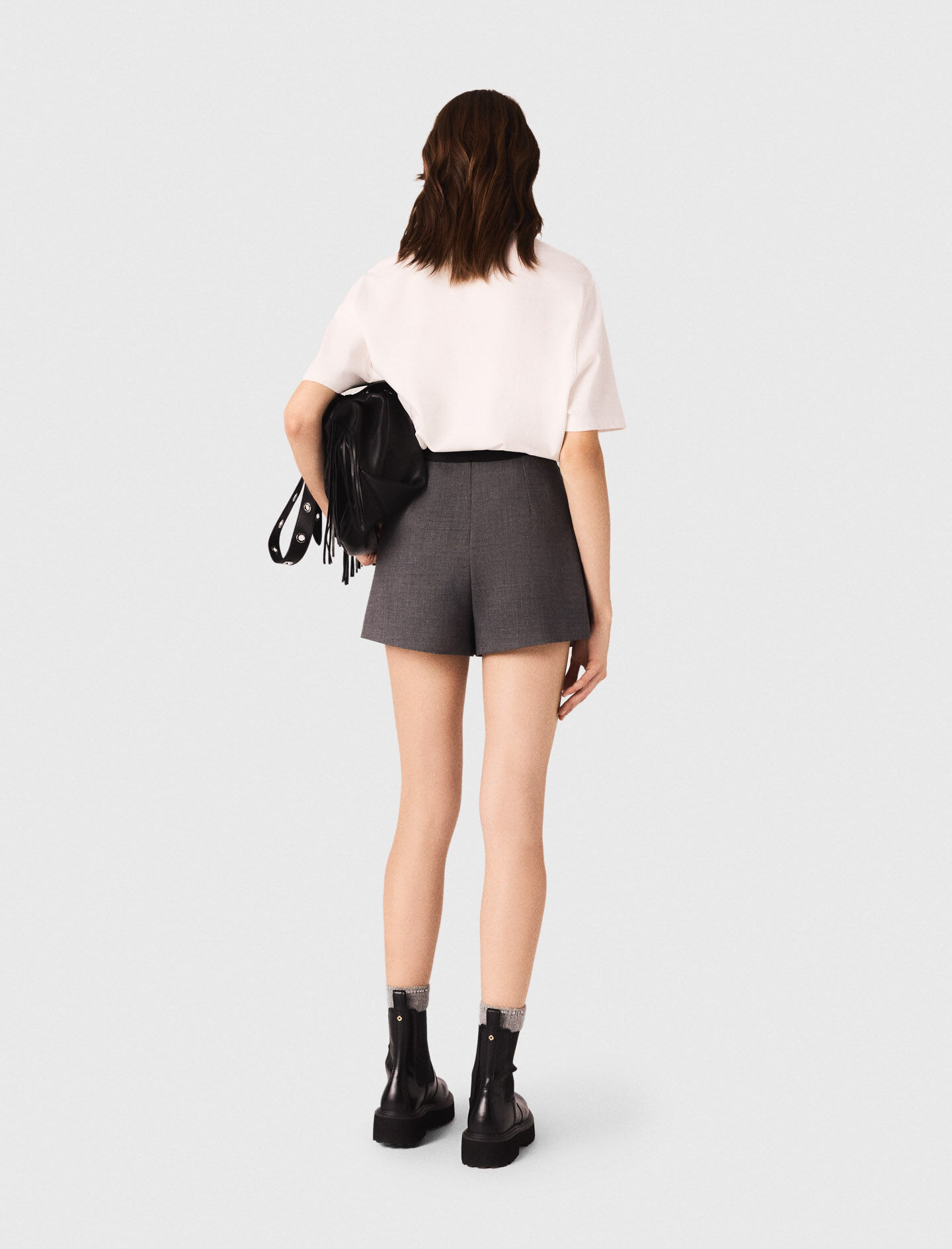 Shorts con plisés