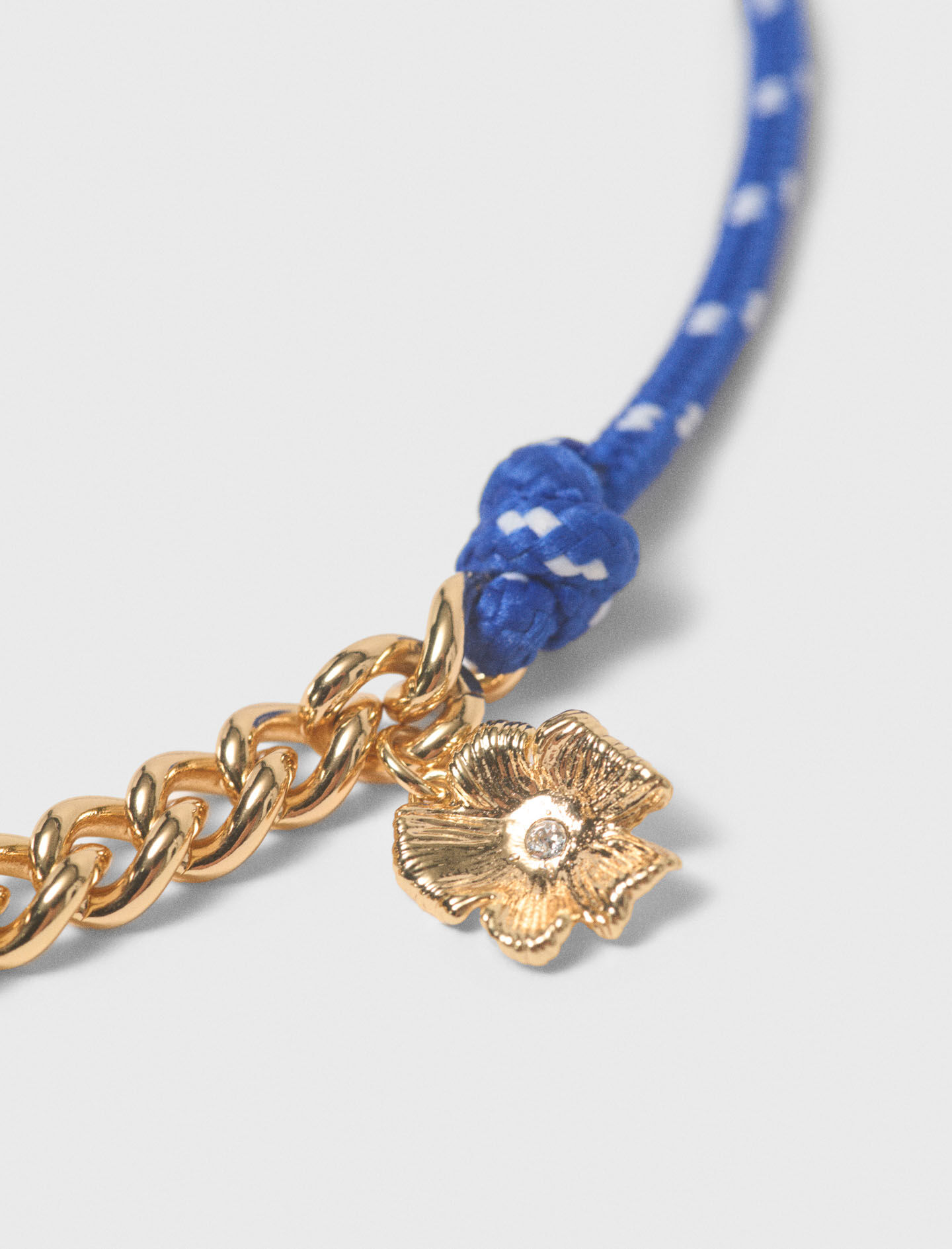 Collar de cadena de cuerda marinero