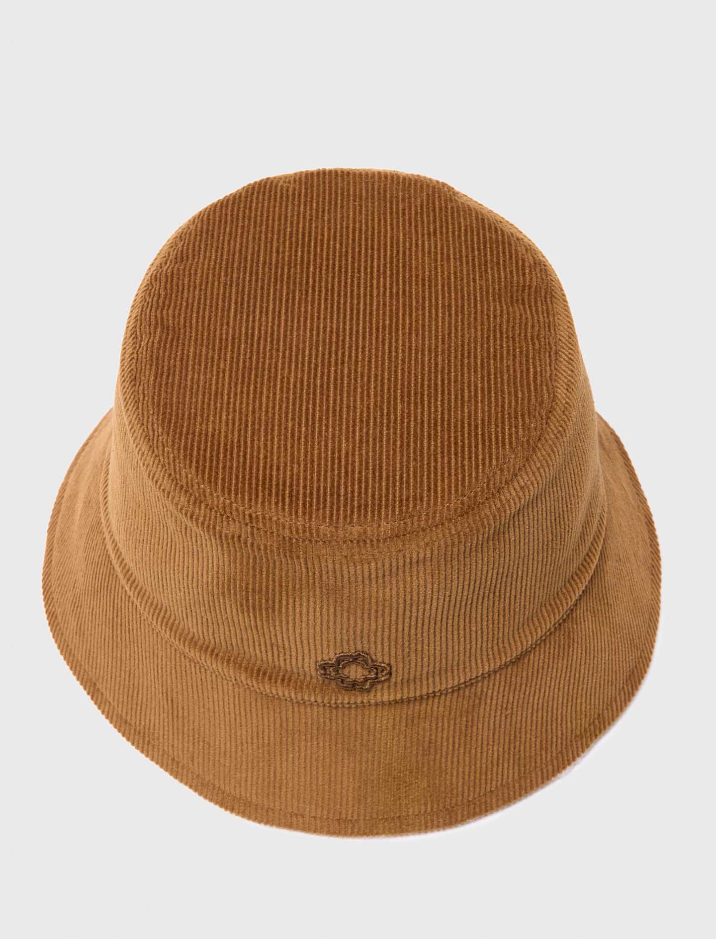 Sombrero de paja de terciopelo reversible