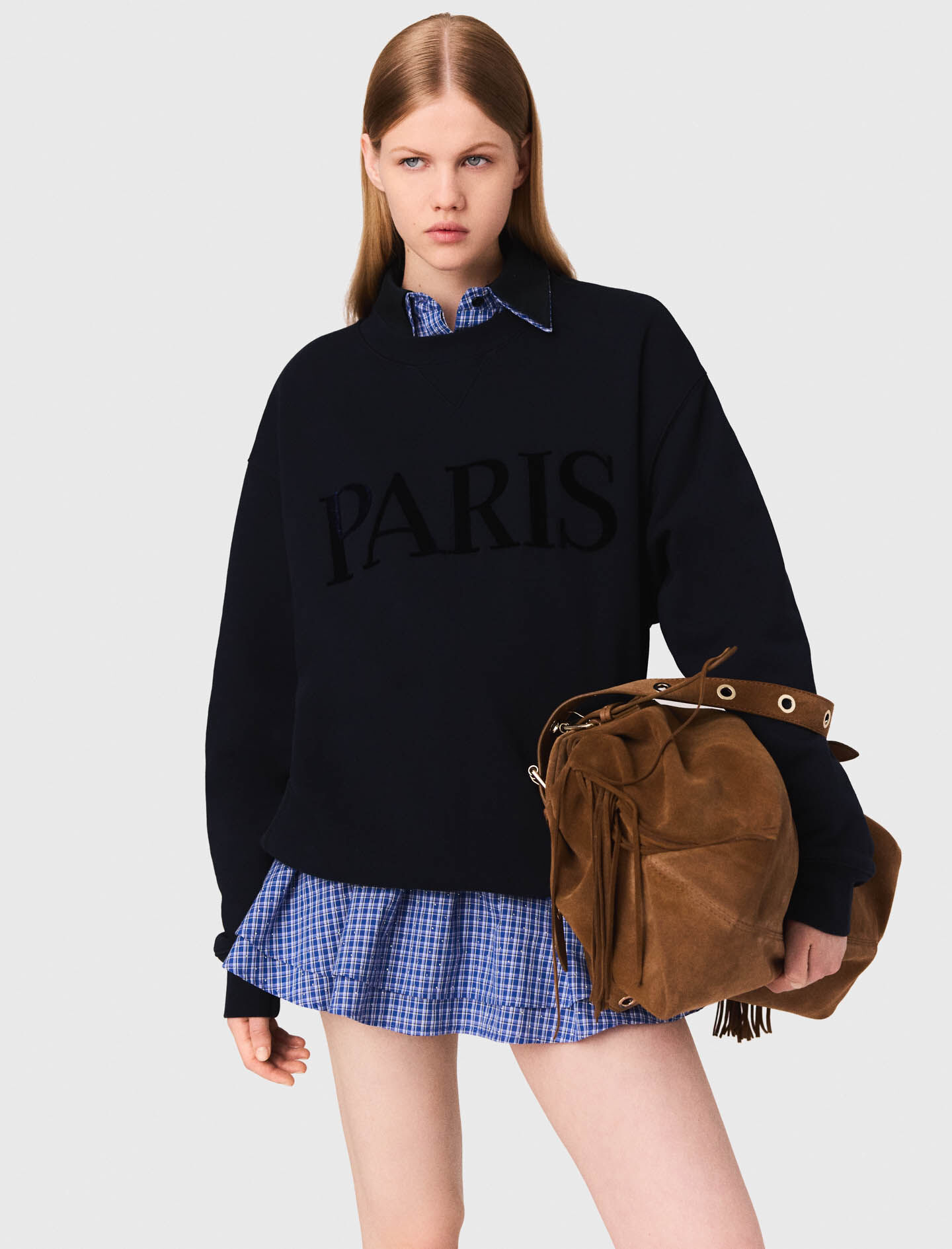 Sudadera con logotipo estampado de París