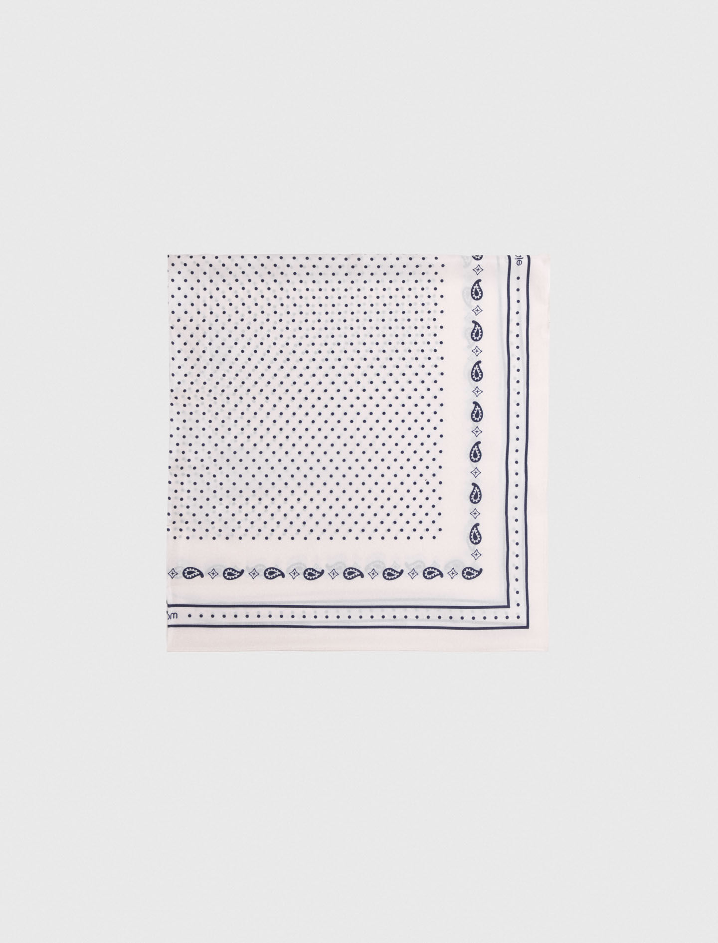 Pashmina de seda estampada 90x90