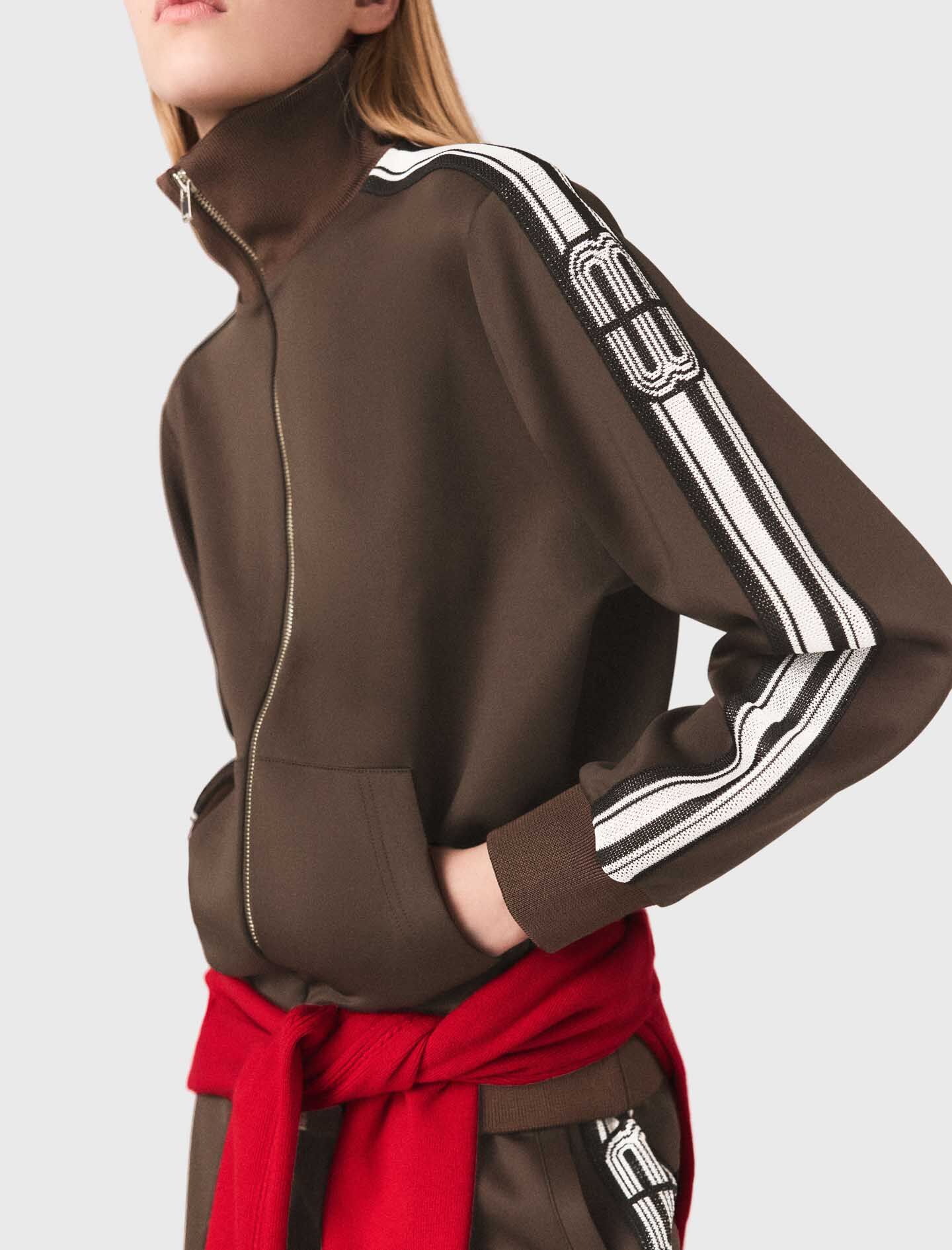 Sudadera con rayas rectas