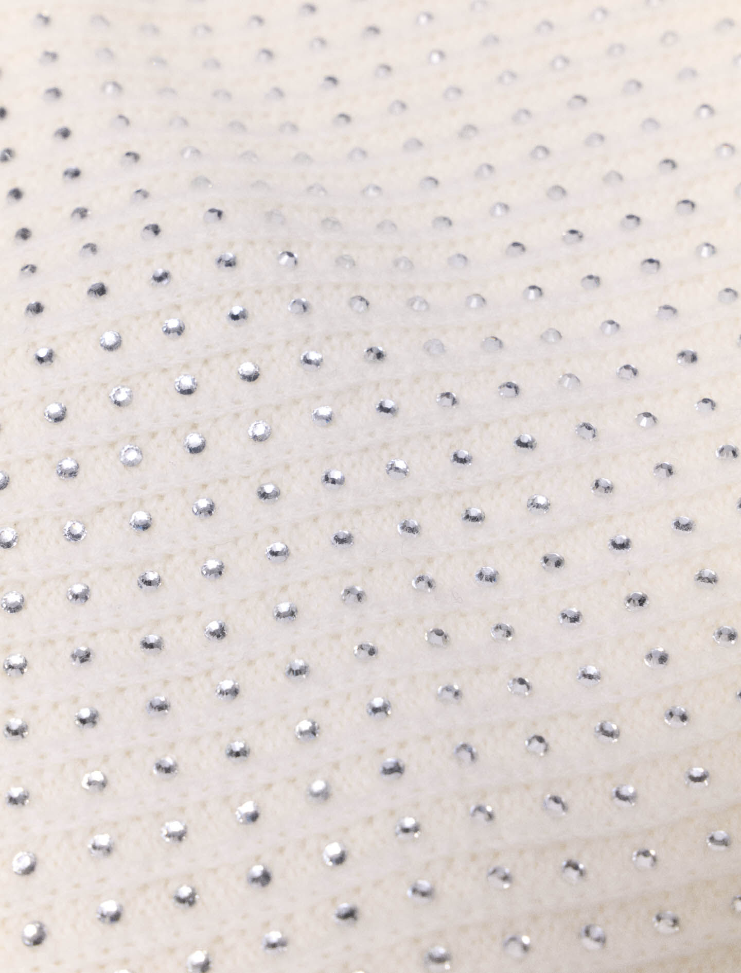 Pañuelo triangular de lana con brillantes